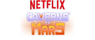 Logotipo del título «Caverns of Mars: Recharged»