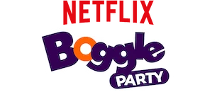 Logotipo del título «Boggle Party»